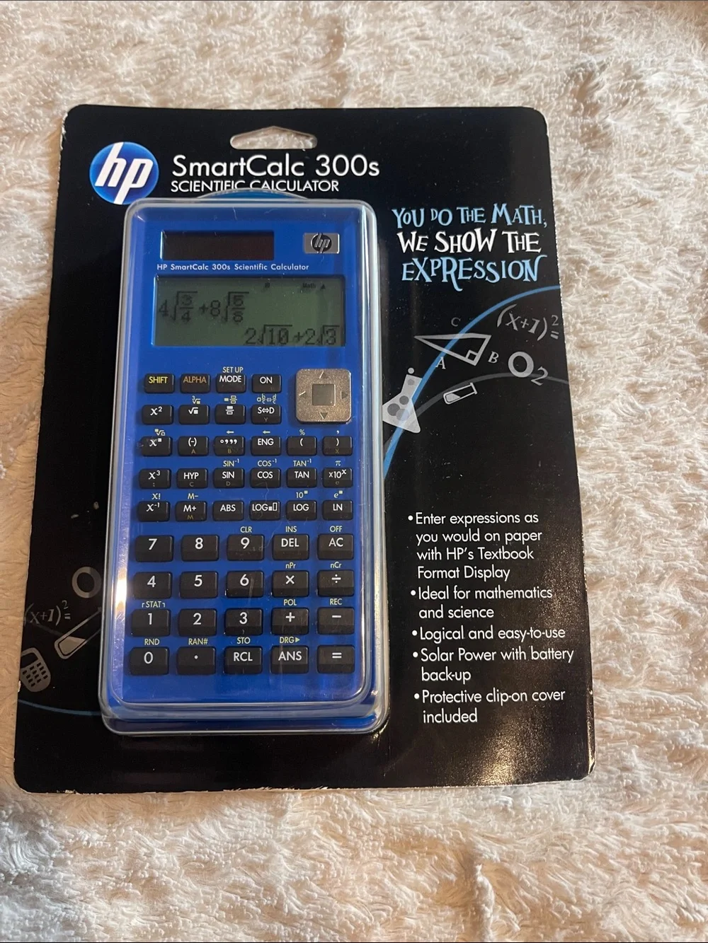 HP SmartCalc 300s Scientific Calculator - Blue NEW